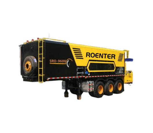 SRO-9600TFC نوع تریلر هوشمند میکرو سطح ساز، آب پاش مهر برای تعمیر و نگهداری جاده های آسفالت