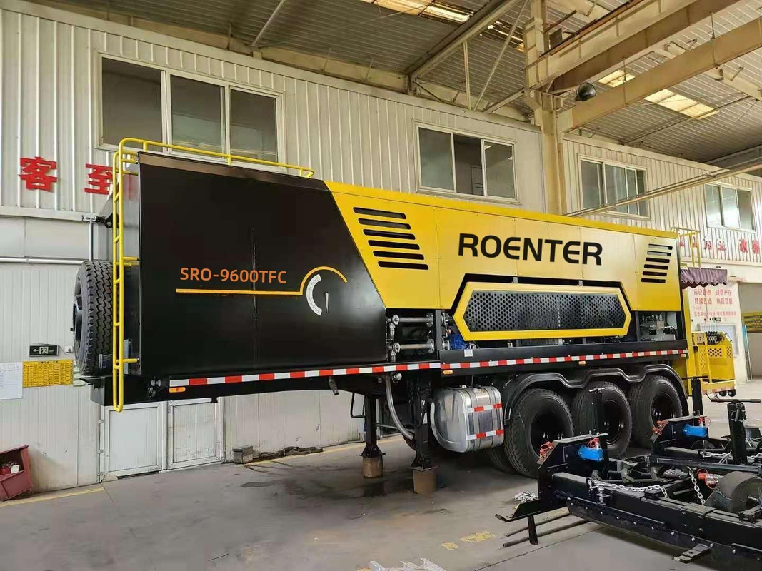 SRO-9600TFC نوع تریلر هوشمند میکرو سطح ساز، آب پاش مهر برای تعمیر و نگهداری جاده های آسفالت