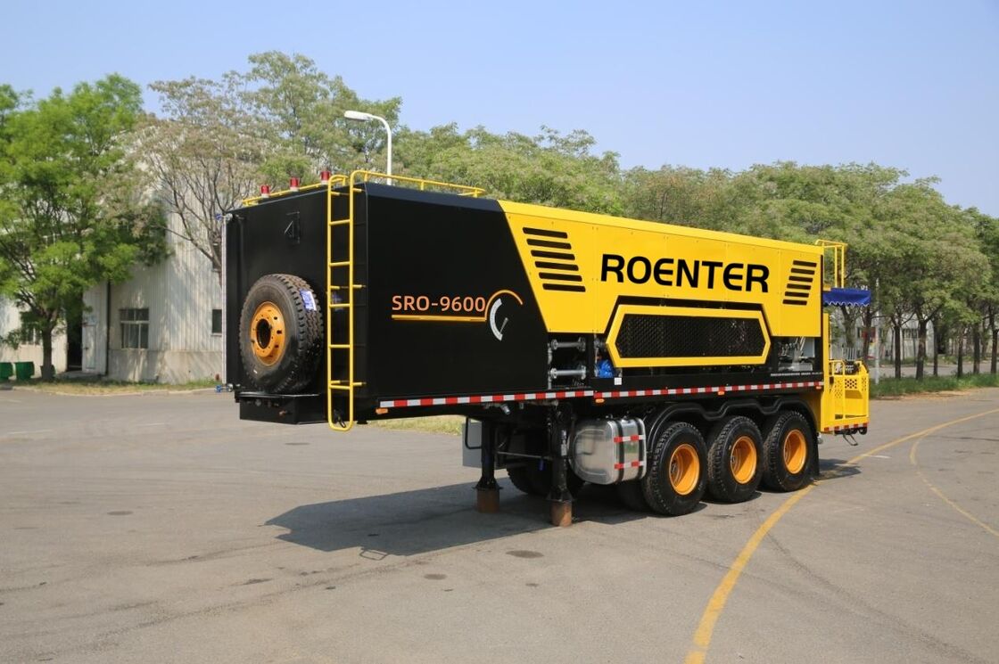 SRO-9600TFC نوع تریلر هوشمند میکرو سطح ساز، آب پاش مهر برای تعمیر و نگهداری جاده های آسفالت