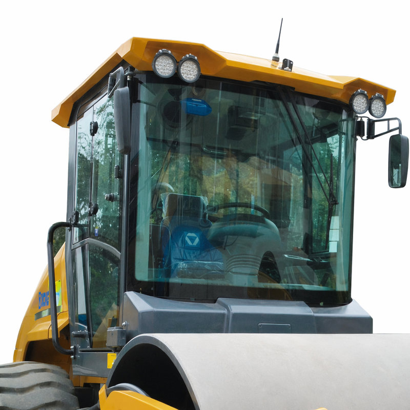XS225H 22 Ton Single Drum Vibratory Road Roller | Shangchai Engine Soil Compactor for Highway Construction