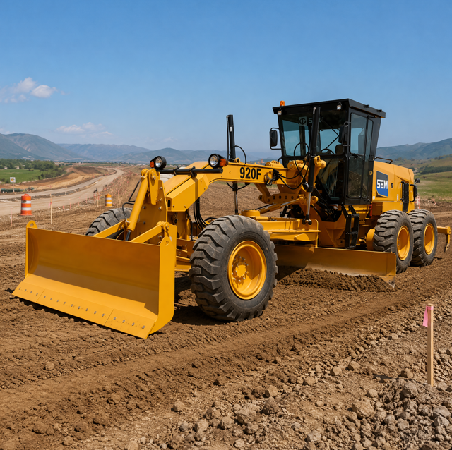 گریدر SEM920F سری F، موتور دیزل SDEC، هیدرولیک حساس به بار، گریدر جاده‌ای